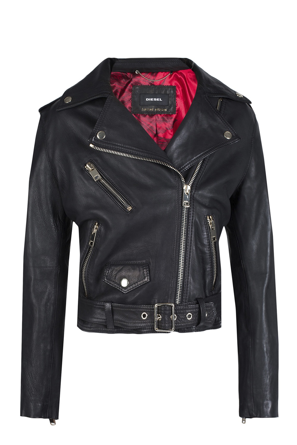 Black Biker jacket Diesel - Vitkac Canada